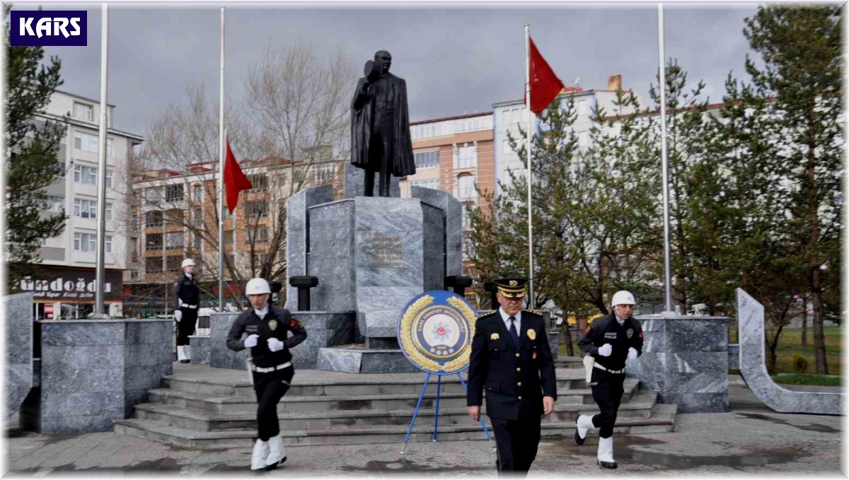 Kars'ta Türk Polis Teşkilatı'nın kuruluş yıl dönümü kutlandı