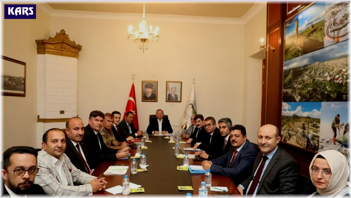 Kars'ta Üniversite Güvenlik Tedbirleri toplantısı