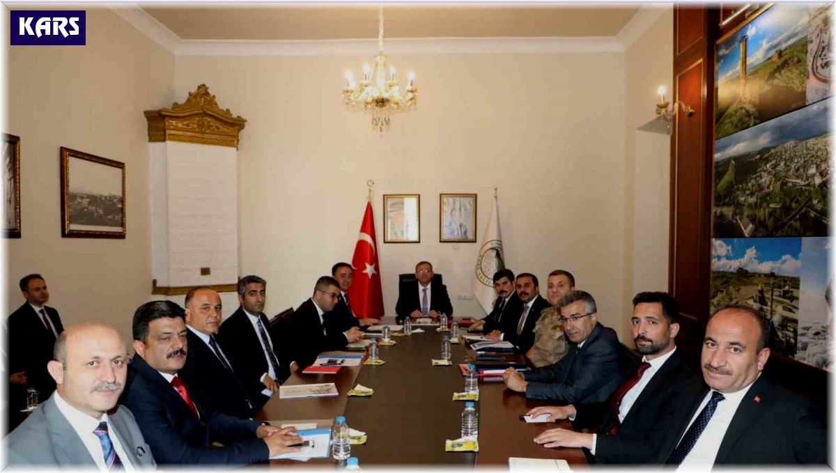 Kars'ta üniversite güvenlik toplantısı yapıldı