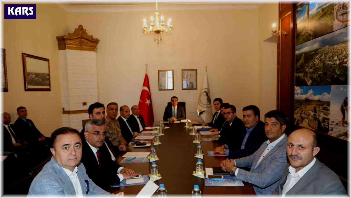 Kars'ta üniversite güvenlik toplantısı yapıldı