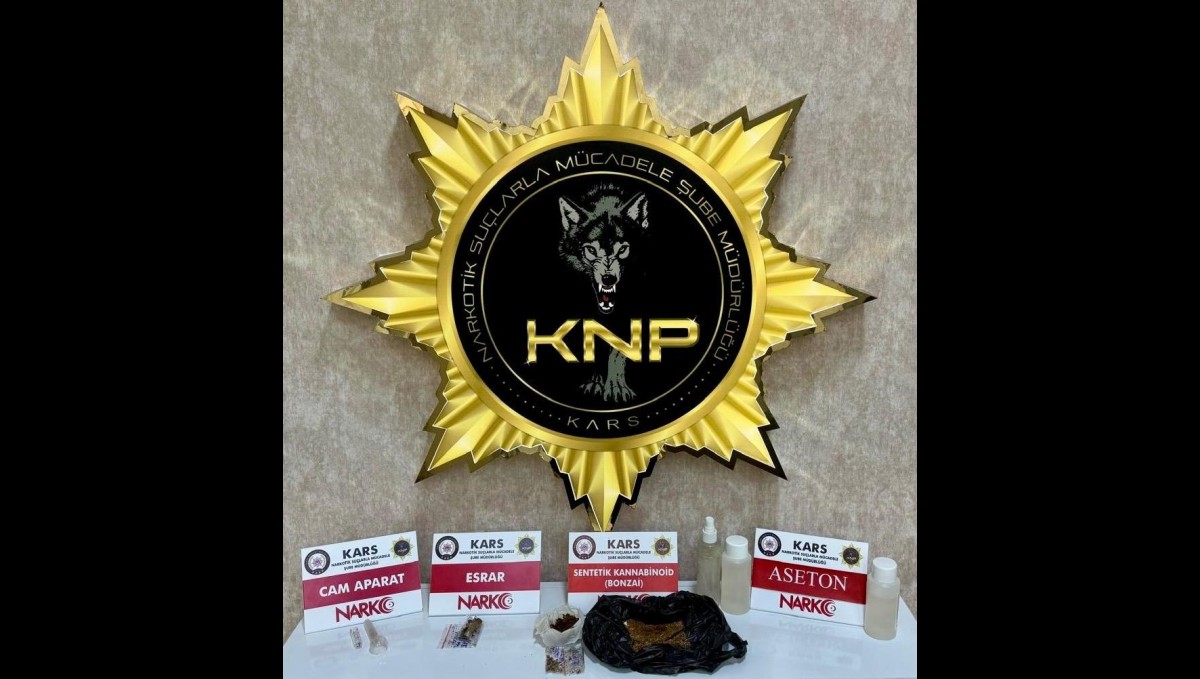 Kars'ta uyuşturucu ele geçirildi