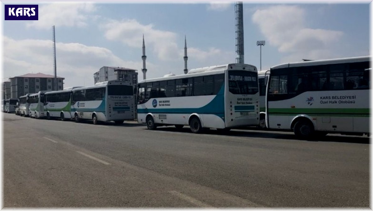 Kars'ta vatandaşlar dolmuş fiyatlarına tepkili