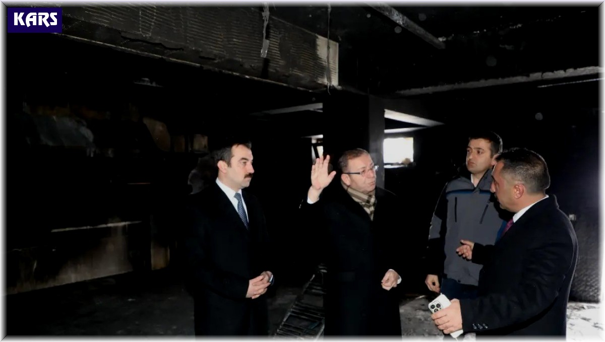 Kars'ta yanan kütük evin yerine yeni turistik tesis yapılacak