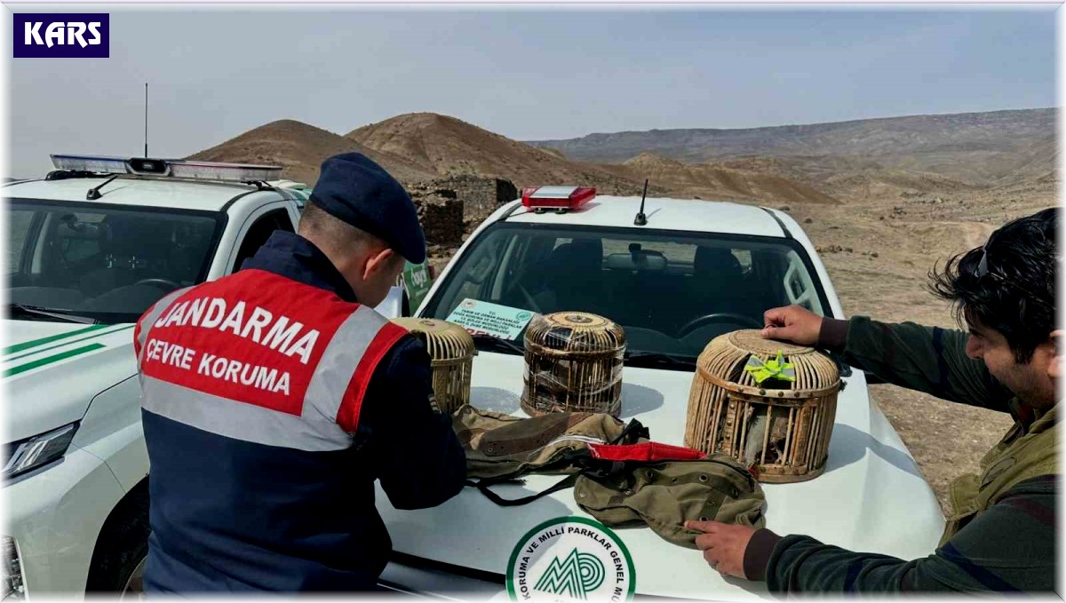 Kars'ta yasadışı avlanan 2 kişi suçüstü yakalandı