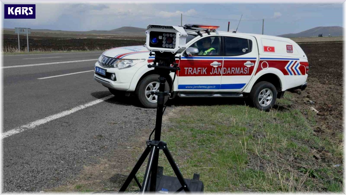 Kars'ta yerli ve milli radar sistemiyle hız kontrolü