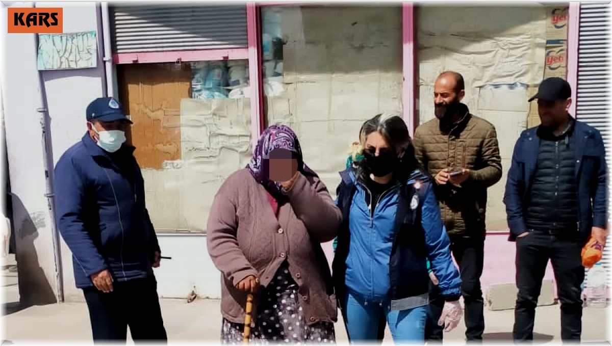 Kars'ta zabıtadan dilenci operasyonu
