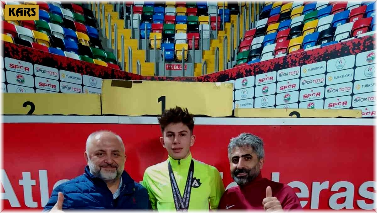 Karslı atlet Türkiye 2'ncisi oldu