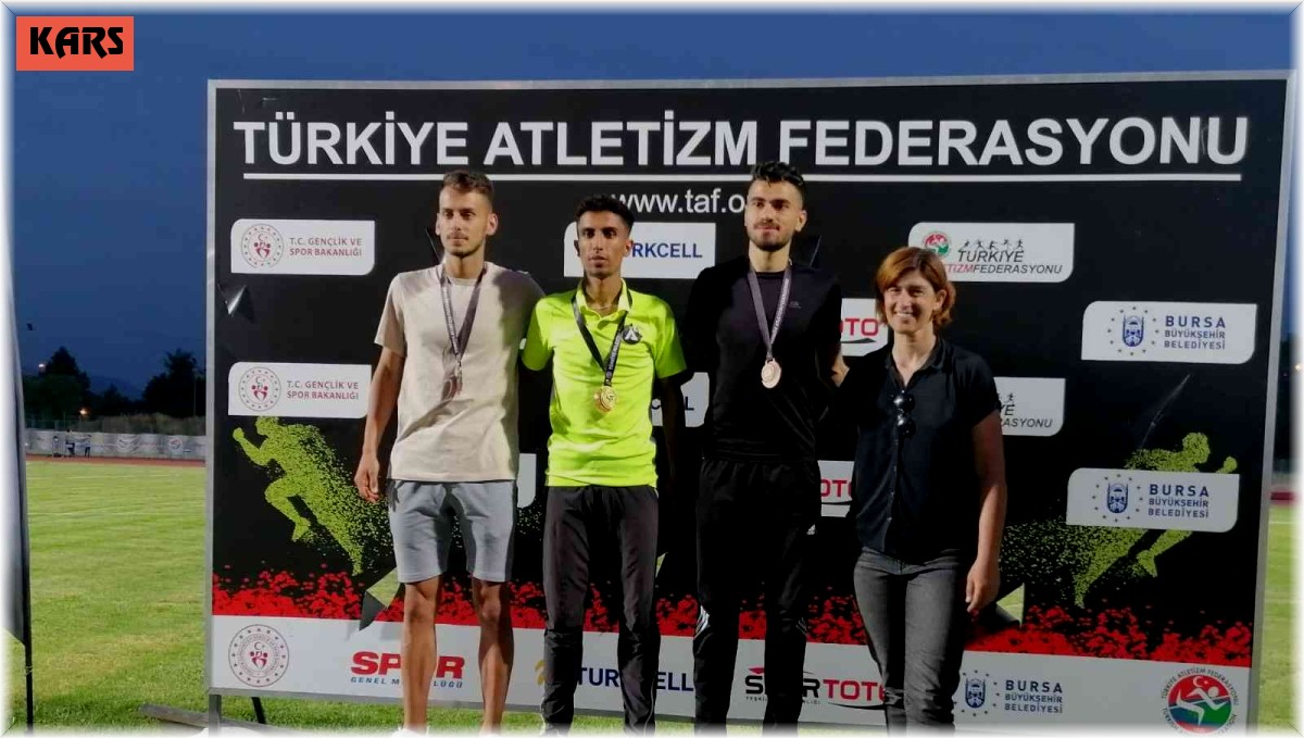 Karslı atlet Türkiye Şampiyonu oldu