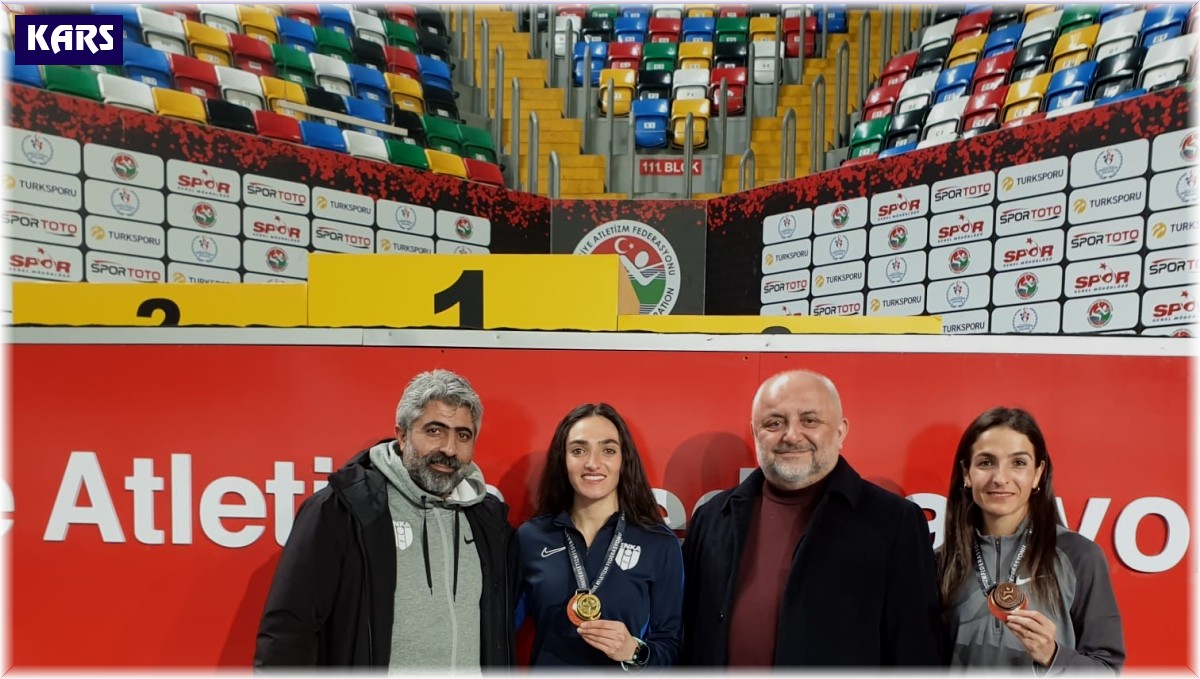 Karslı atletler madalyaya doymuyor