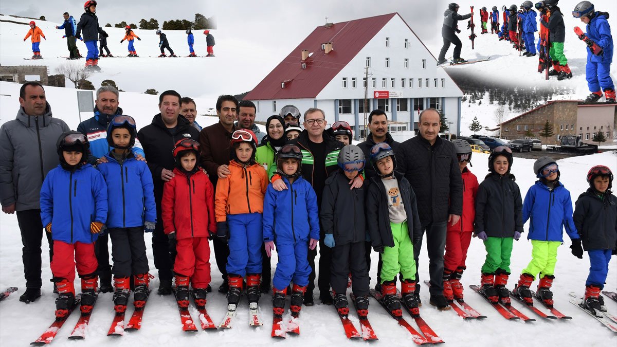 Kars’ta 2 bine yakın ilkokul öğrencisini kayakla buluşturan proje sezonu tamamladı