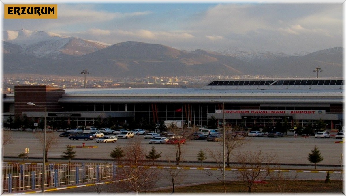 Kasım ayında Erzurum Havalimanı'nda 67 bin 316 yolcuya hizmet verildi