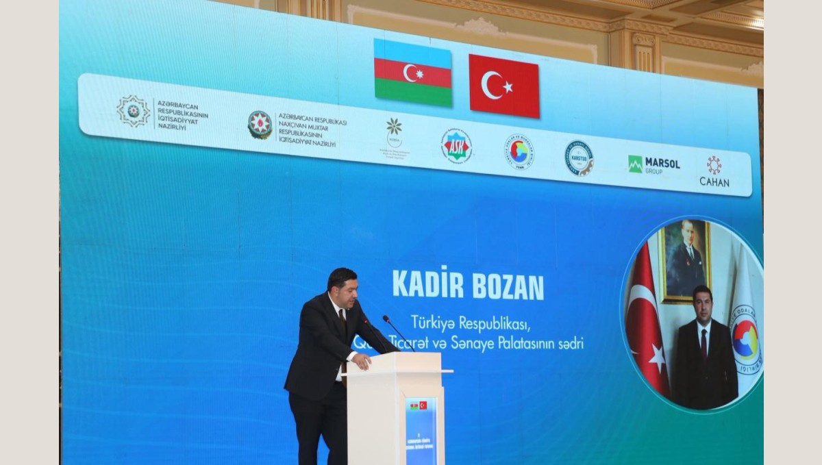 KATSO Başkanı Kadir Bozan, Azerbaycan'daki Bölgesel Ekonomi Formu'nu değerlendirdi