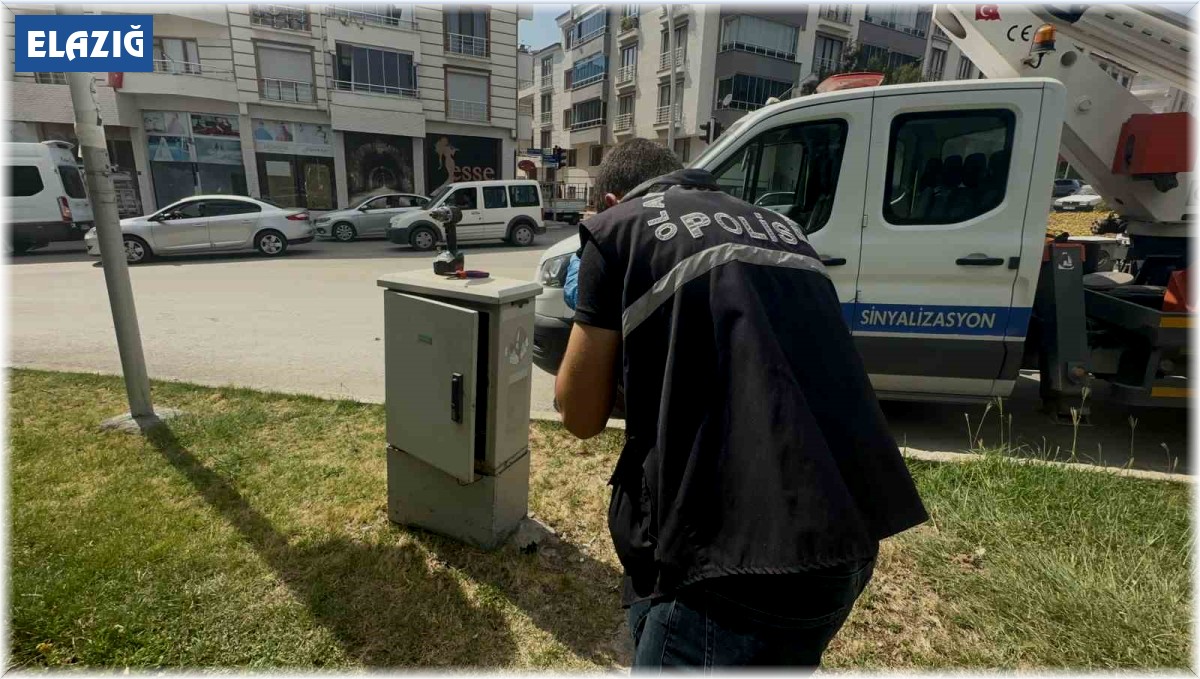 Kavşak kontrol cihazını çalan şüpheli tutuklandı