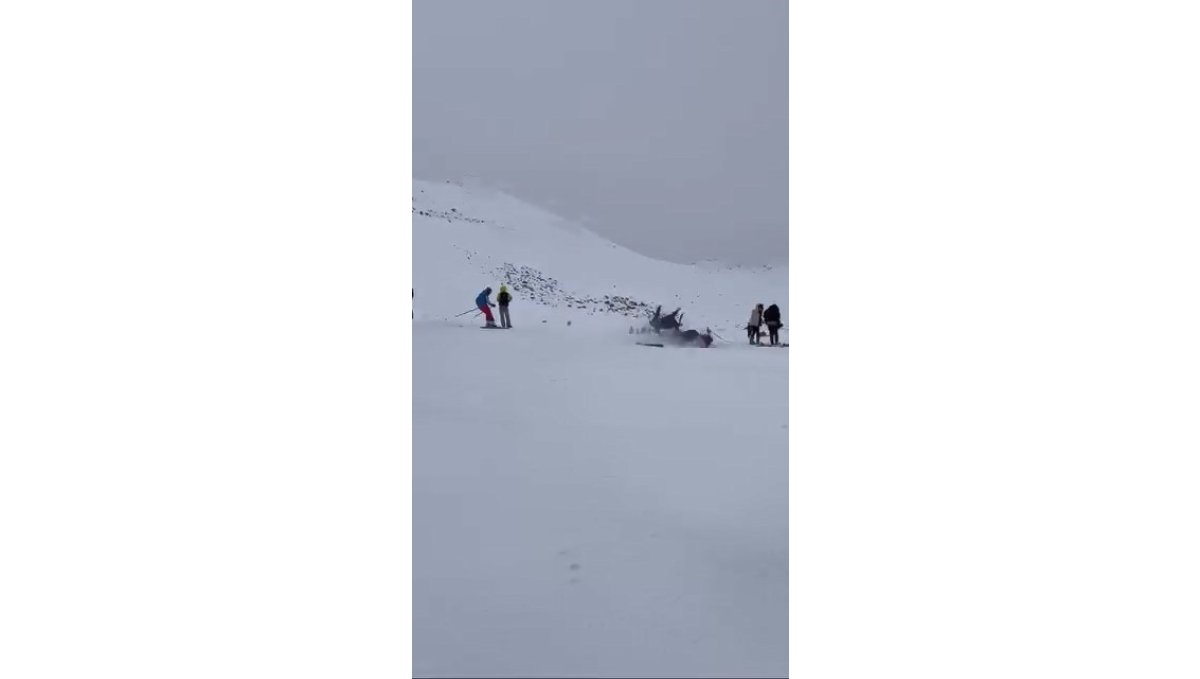 Kayak merkezinde kaza: 6 yaralı