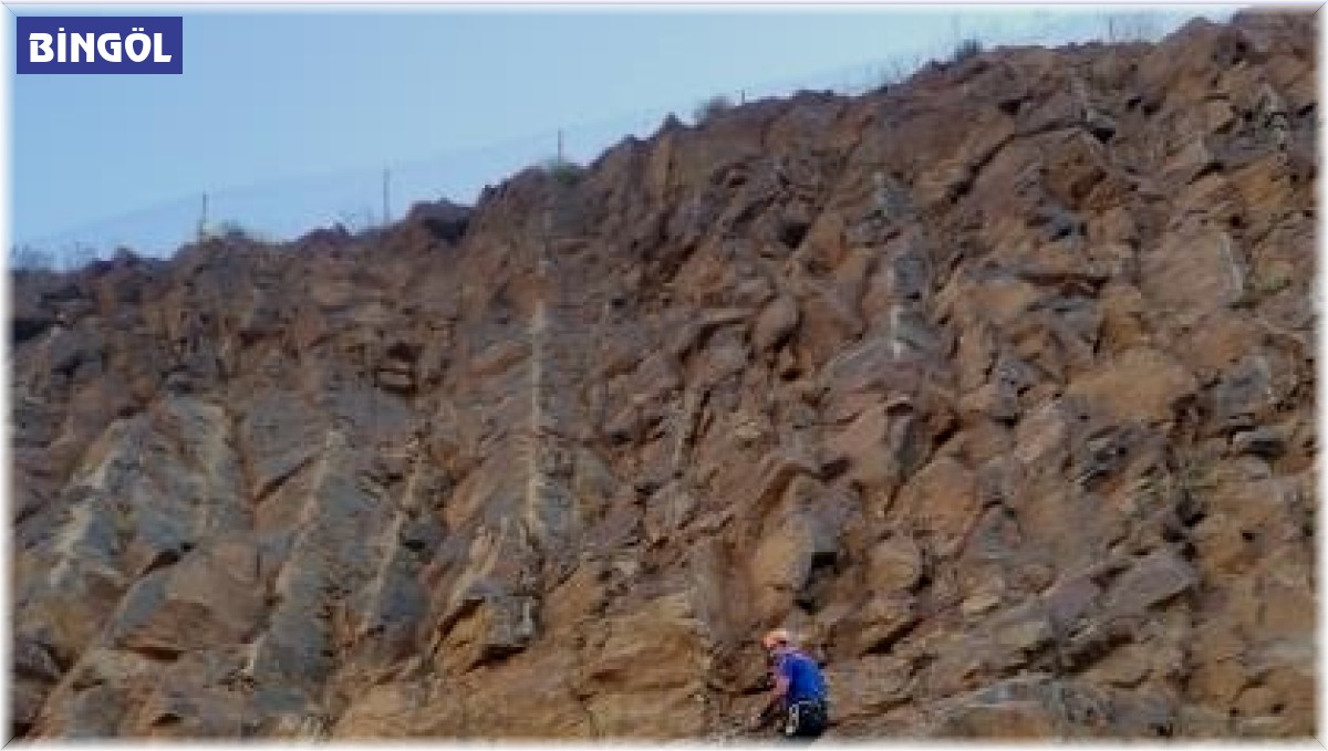 Kayalıklarda mahsur kalan oğlakları AFAD kurtardı