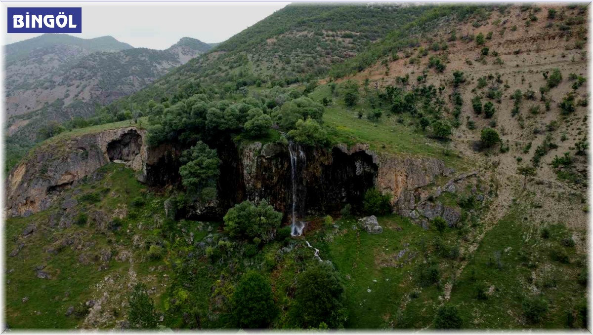 'Kayıp şehir' Pargasur şelalesi dron ile görüntülendi