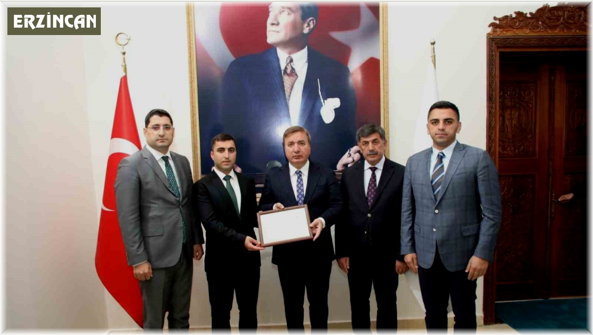 Kaymakam Adayı Saka'ya başarı belgesi