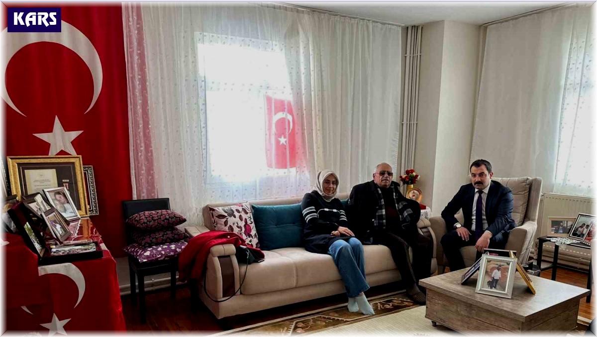 Kaymakam Akköz'den şehit ve gazi ailelerine anlamlı ziyaret
