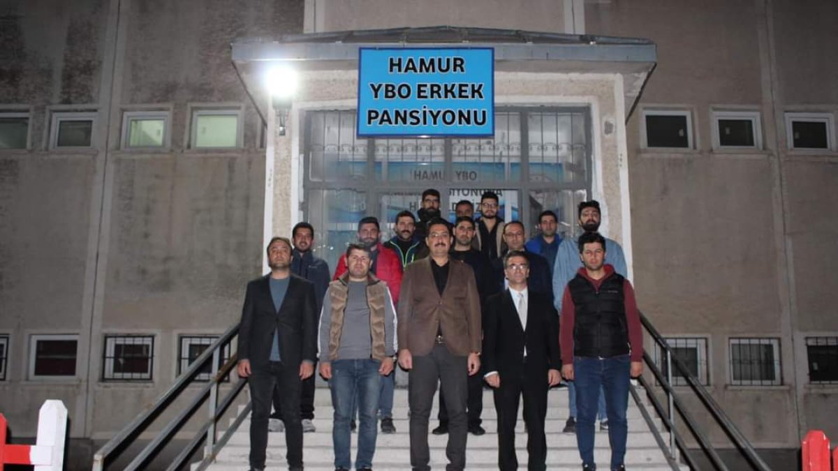 Kaymakam Ali Yıldırım Hamur YBO'yu ziyaret etti