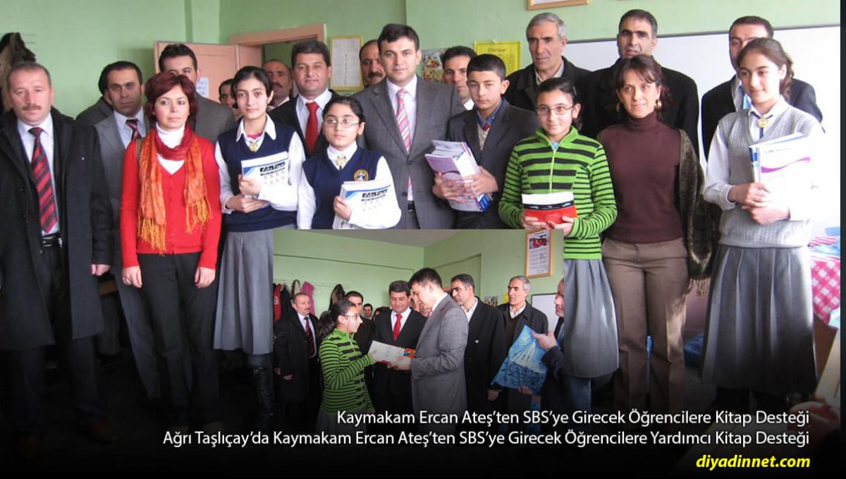 Kaymakam Ateş'ten SBS Öğrencilerine Destek: Yardımcı Kitaplar Dağıtıldı