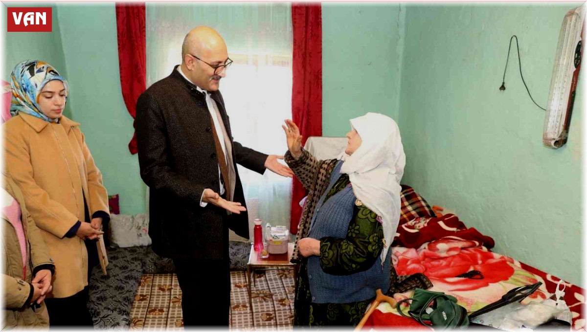 Kaymakam Aydın'dan yaşlı ve hastalara ziyaret
