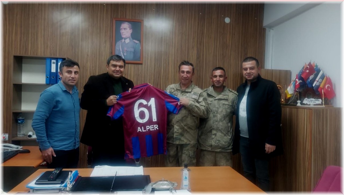 Kaymakam Balcı, jandarma karakoluna ziyaret