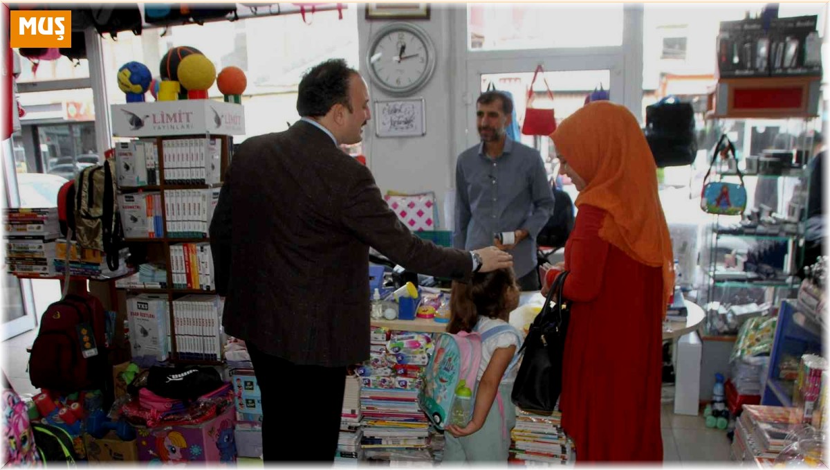 Kaymakam Bayram'dan esnaf ziyareti