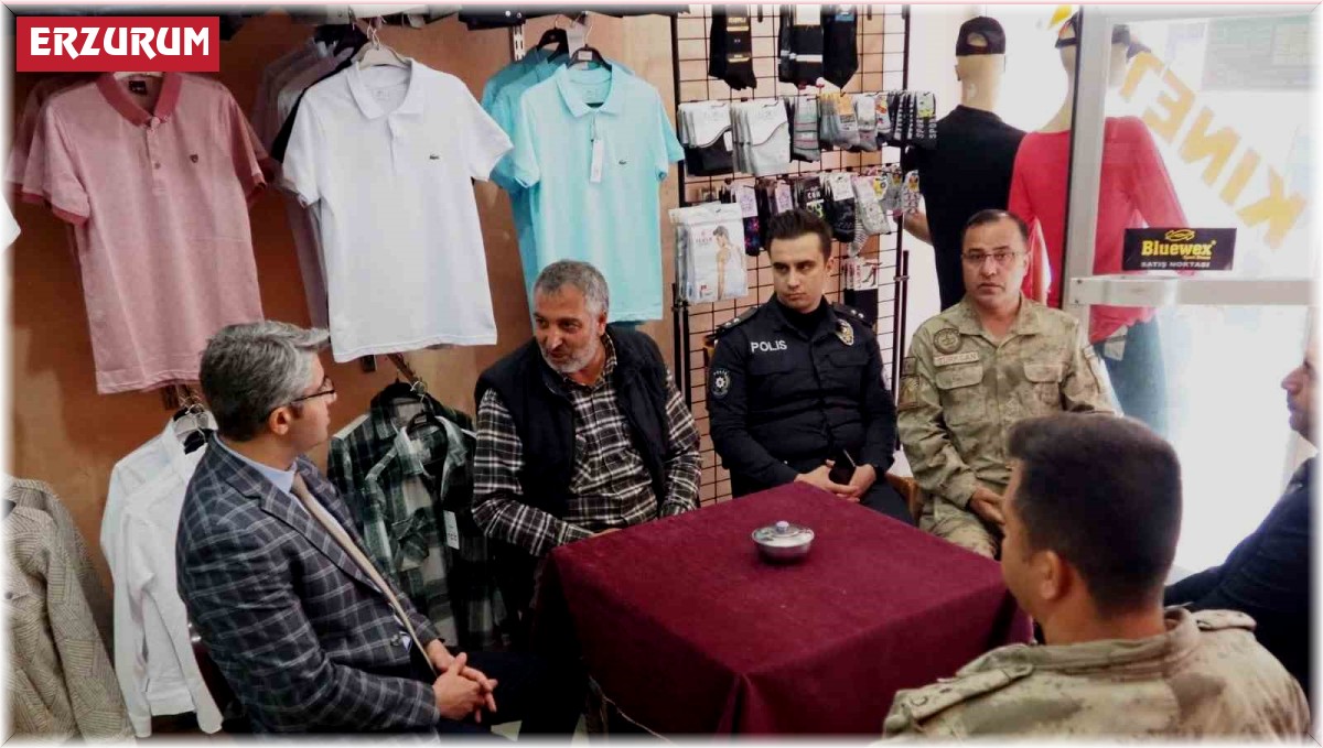 Kaymakam Çalışır'dan esnaf ziyareti