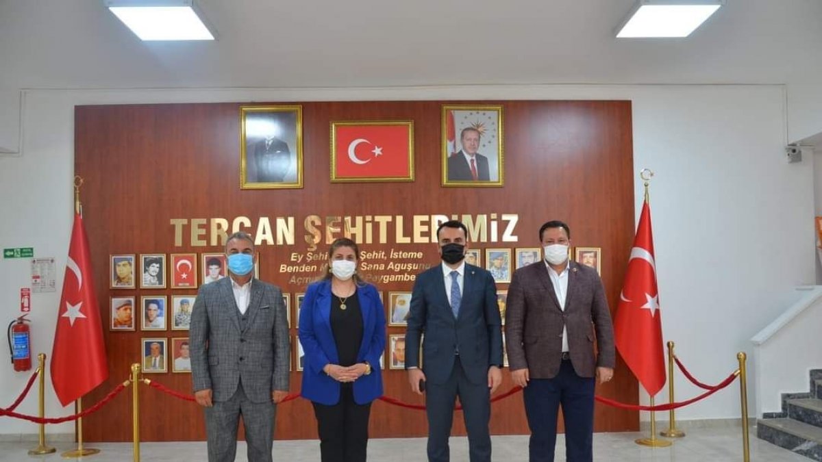 Kaymakam Çelik'e bir dizi ziyaret