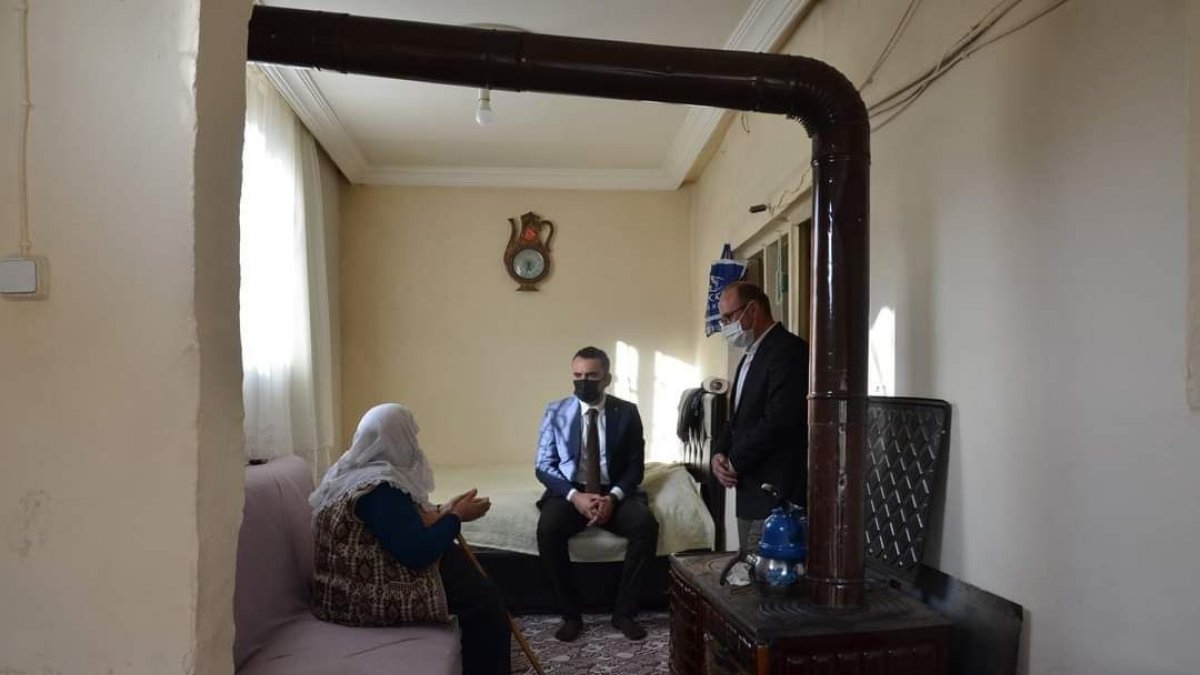 Kaymakam Çelik, hane ziyaretlerine devam ediyor