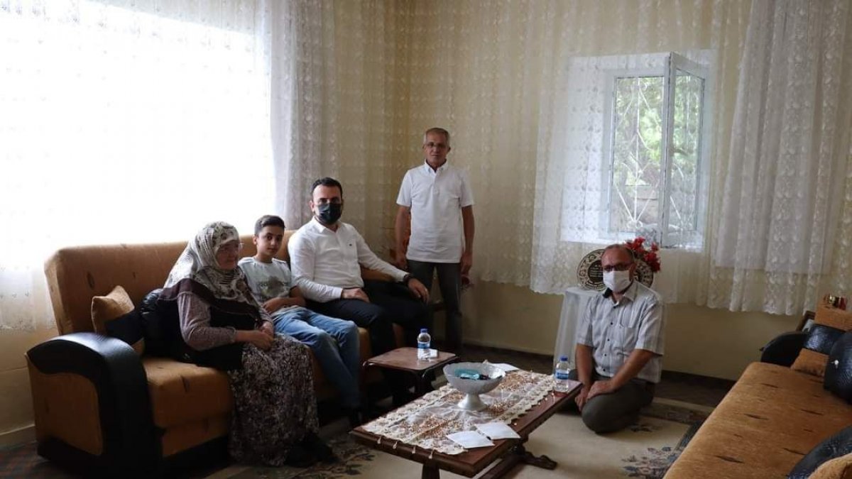 Kaymakam Çelik hane ziyaretlerine devam ediyor