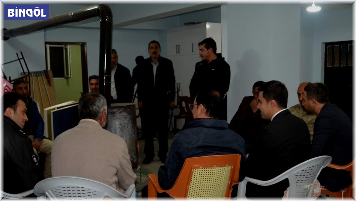 Kaymakam Çelik vatandaşlarla bir araya geldi