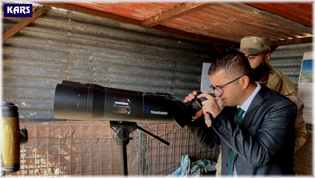 Kaymakam Daştan üs bölgesine anlamlı ziyaret