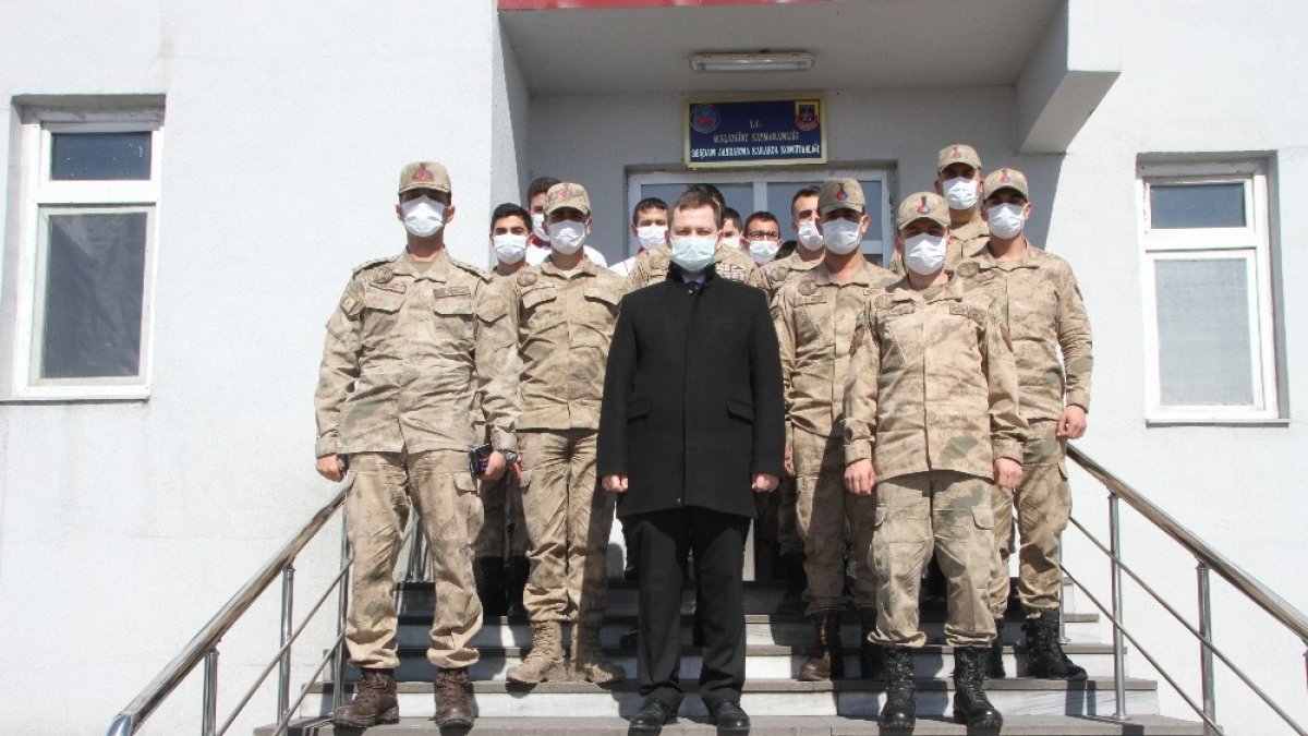 Kaymakam Demirer'den jandarmaya ziyaret