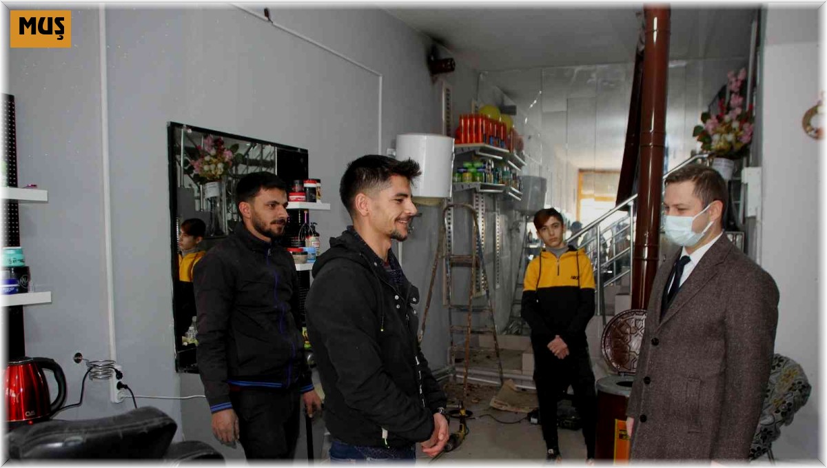 Kaymakam Demirer esnaf ziyareti gerçekleştirdi