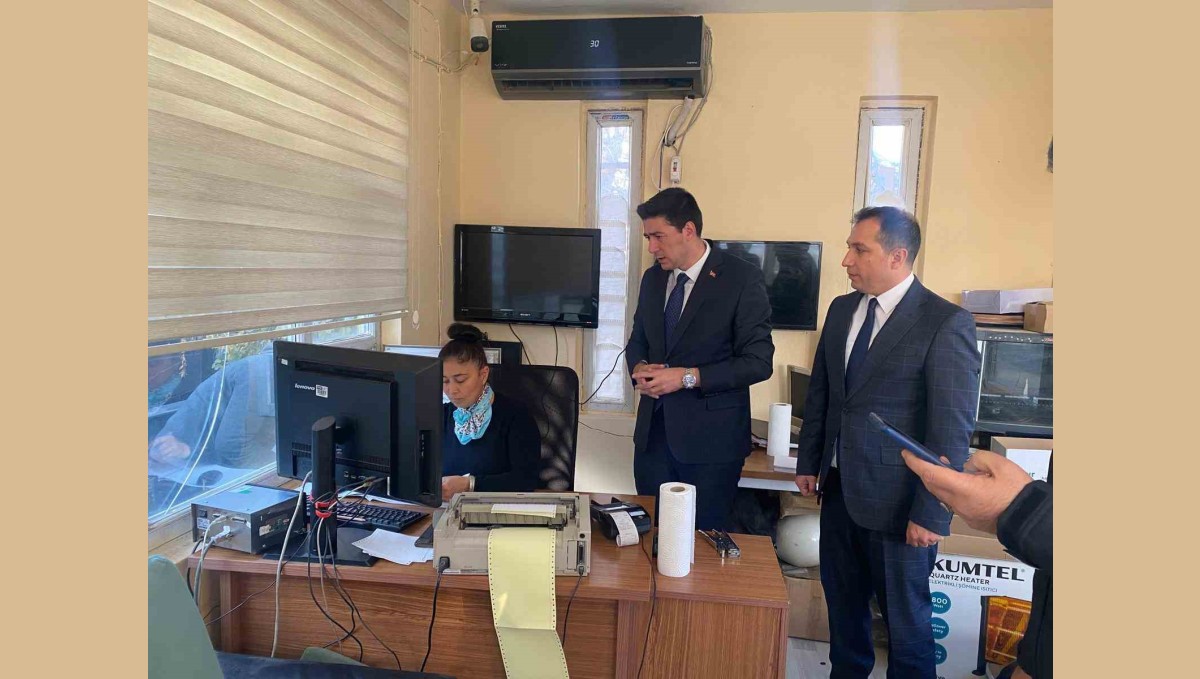 Kaymakam Erdoğan Gümrük Müdürlüğünü ziyaret etti