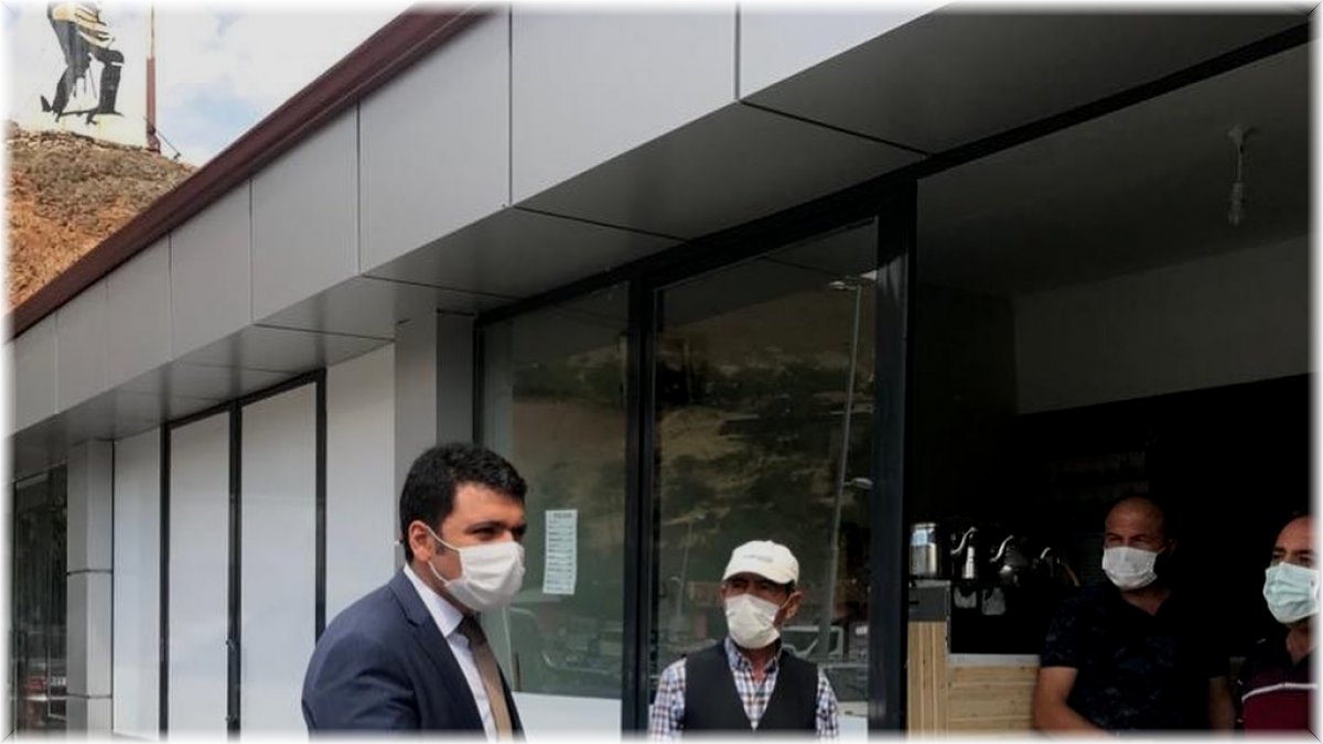 Kaymakam Gilan'dan esnaflara pandemi kuralları denetimi