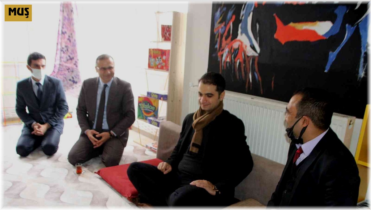 Kaymakam Güder kütüphane açılışı yaptı