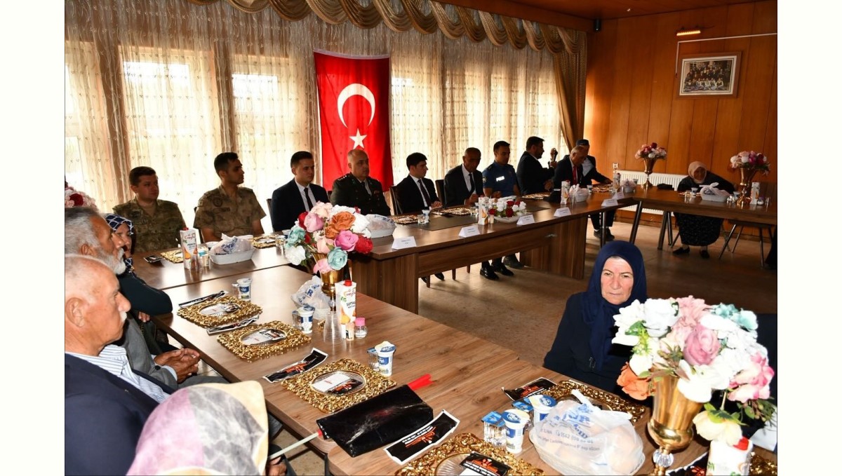 Kaymakam Gülnar, gazileri unutmadı