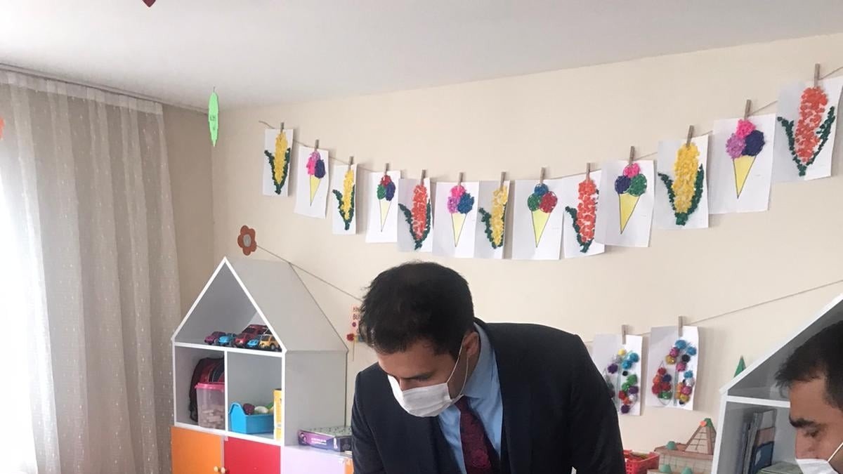 Kaymakam İlidi'den Kur'an kursu öğrencilerine ziyaret