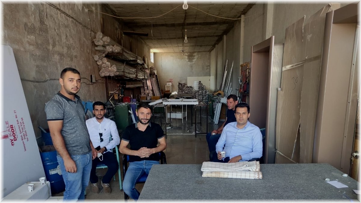 Kaymakam İlidi sanayi esnafını ziyaret etti