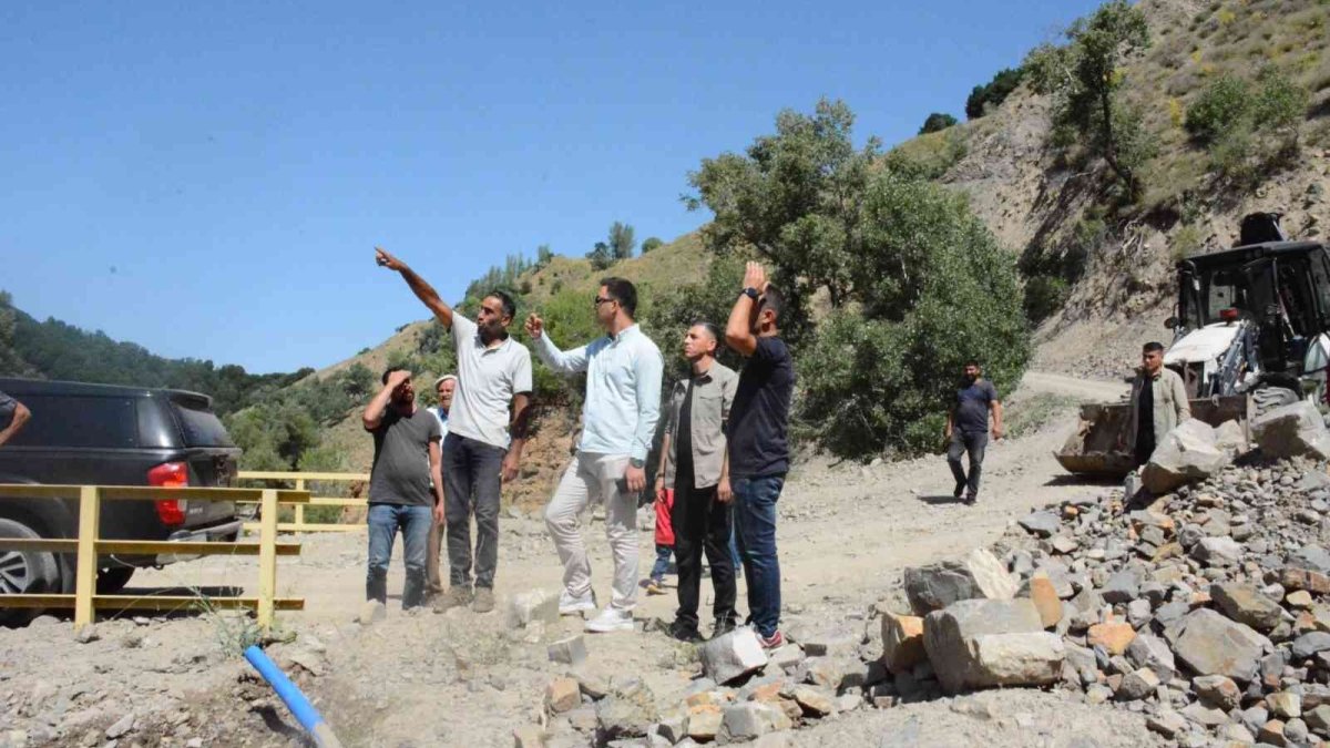 Kaymakam Kaya sulama projeleri çalışmalarını inceledi