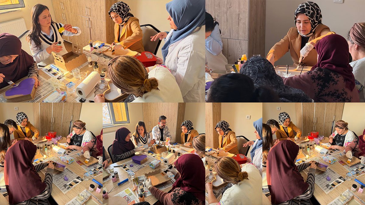 Kaymakam Kılıç ADEM’de kursiyerlerle buluştu: El emeği çalışmaları yerinde inceledi