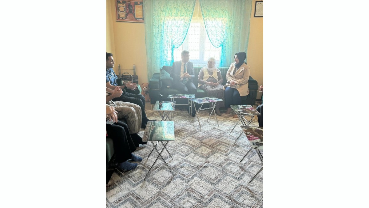 Kaymakam Korkusuz'dan şehit ailesine anlamlı ziyaret