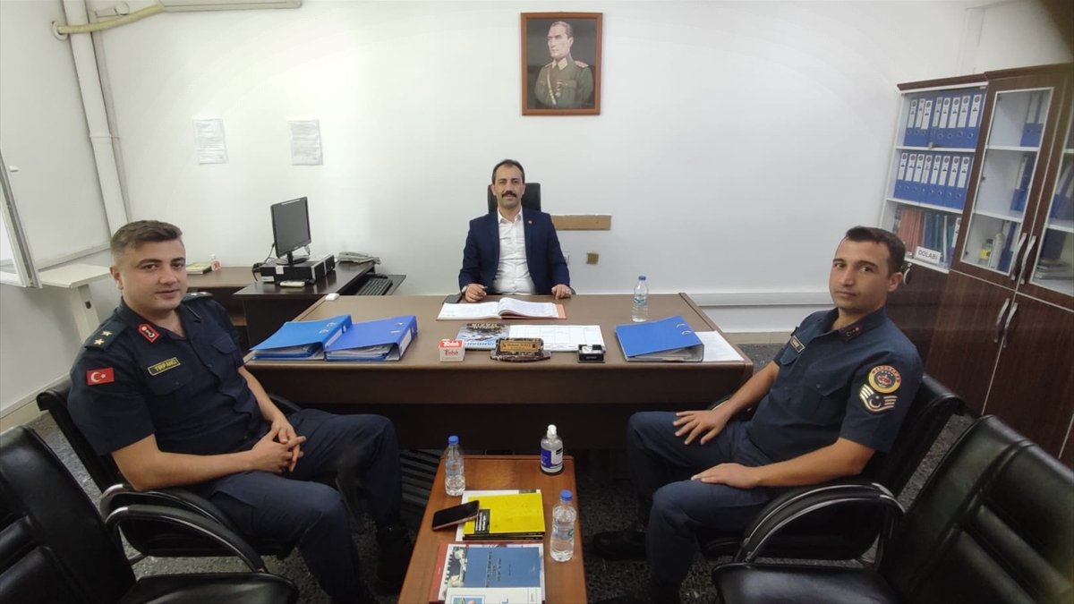 Kaymakam Kundakçı, Kömürhan Jandarma Karakolunu ziyaret etti