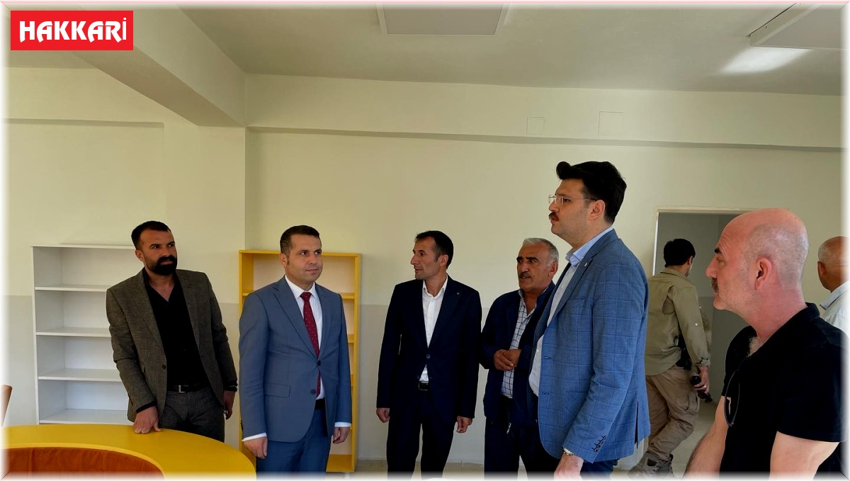 Kaymakam Kurt yapımı devam eden okulu ziyaret etti