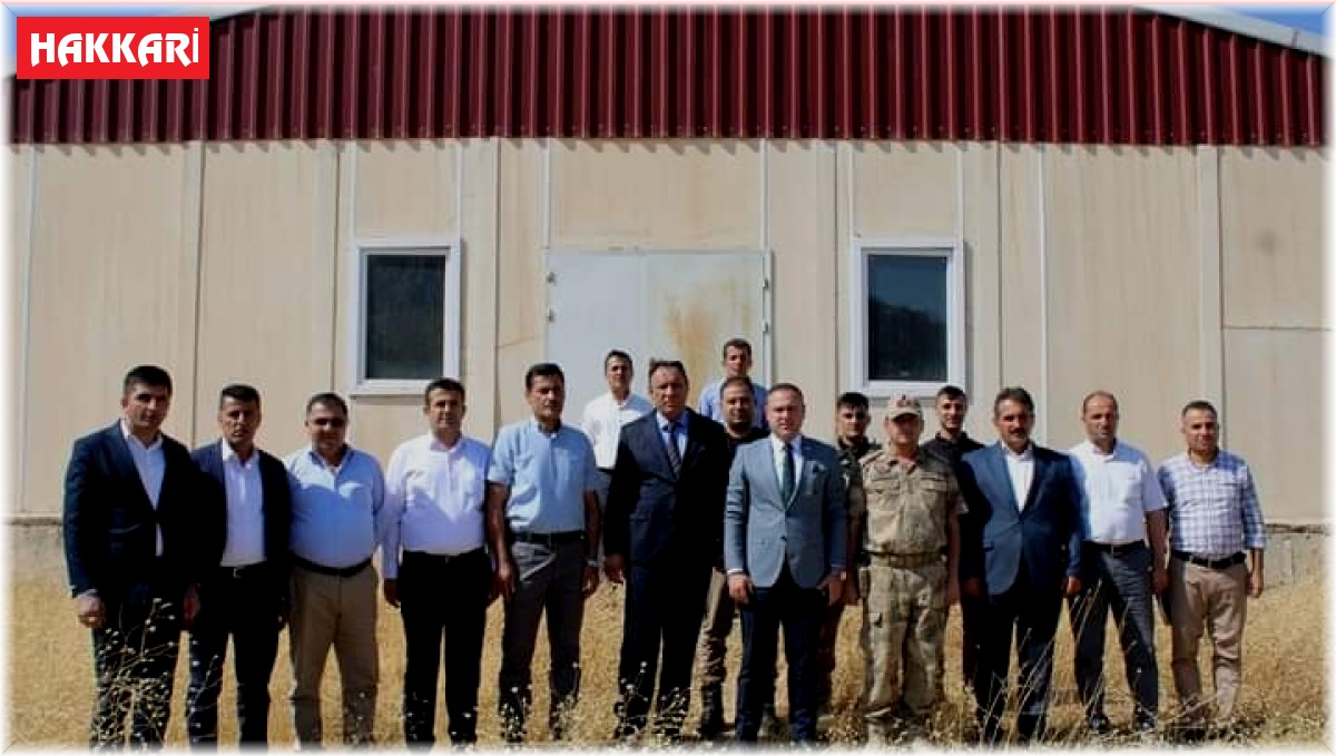 Kaymakam Mızrak Umurlu Sınır Kapısında incelemelerde bulundu