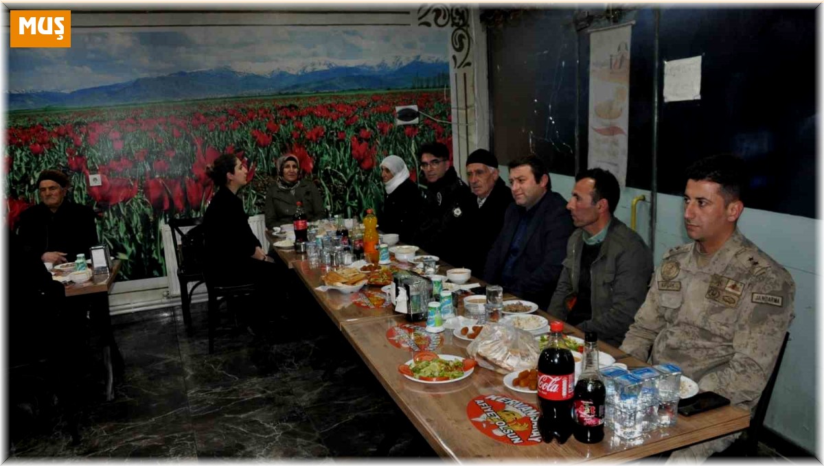 Kaymakam Ocak, şehit aileleri ve gazilerle iftarda buluştu