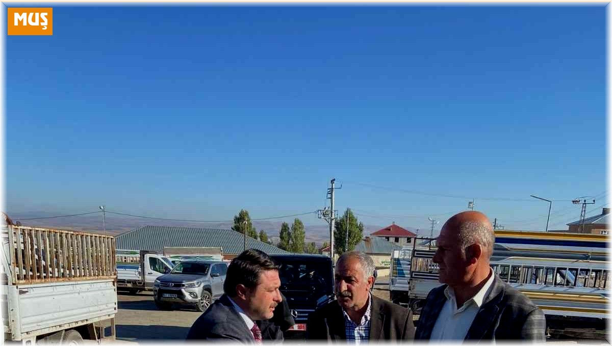 Kaymakam Ocak'tan canlı hayvan pazarına ziyaret