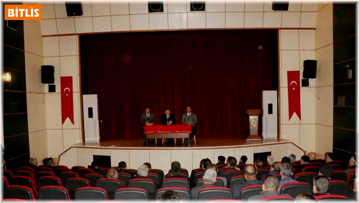 Kaymakam Özçelik başkanlığında 'Muhtarlar Toplantısı' yapıldı